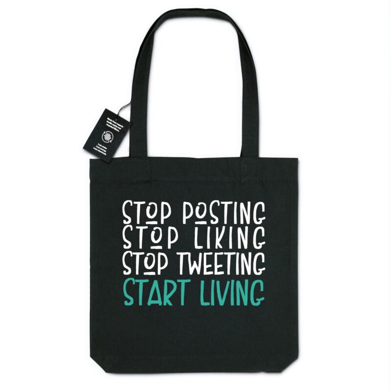 Stop Posting, stop liking, stop tweeting, start living