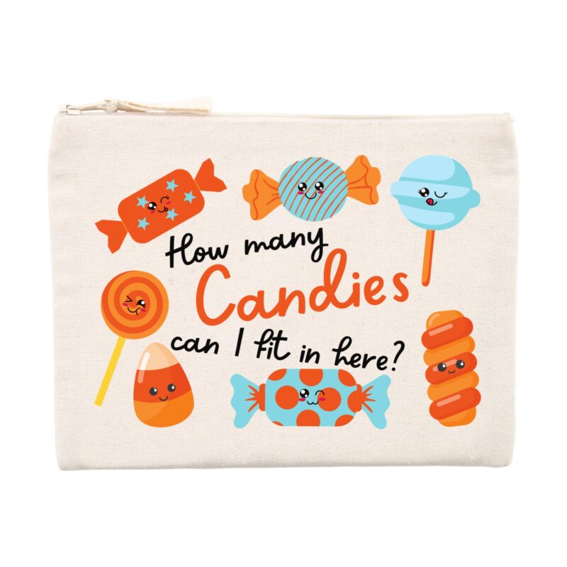 How many candies can I fit in here Pochette coton recycle