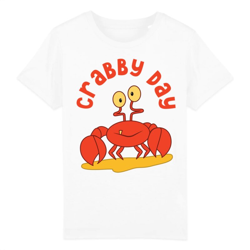 Crabby Day T-shirt Enfant Coton Bio