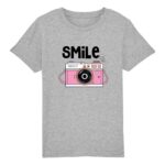 Smile T-shirt Enfant 100 % Coton Bio